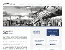 Tablet Screenshot of jkwlaw.com